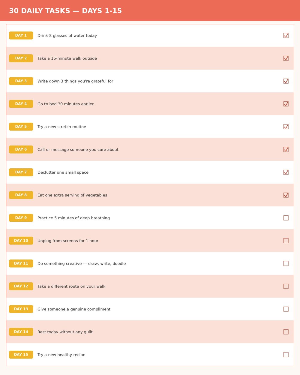 30-Day Wellness Challenge photo 5