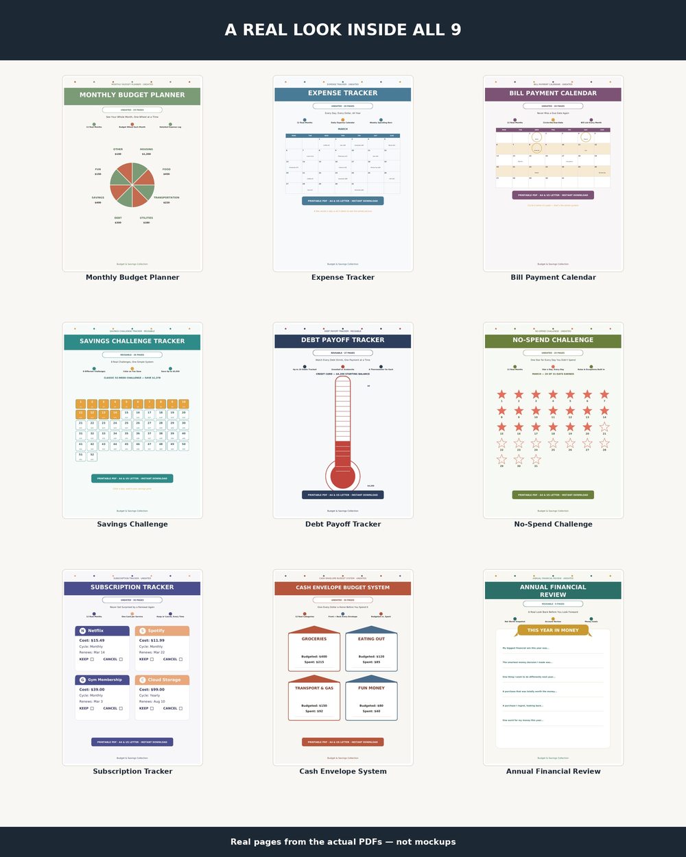 9-in-1 Budget & Savings Bundle