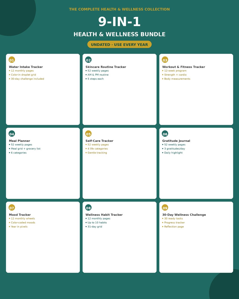 9-in-1 Health & Wellness Bundle