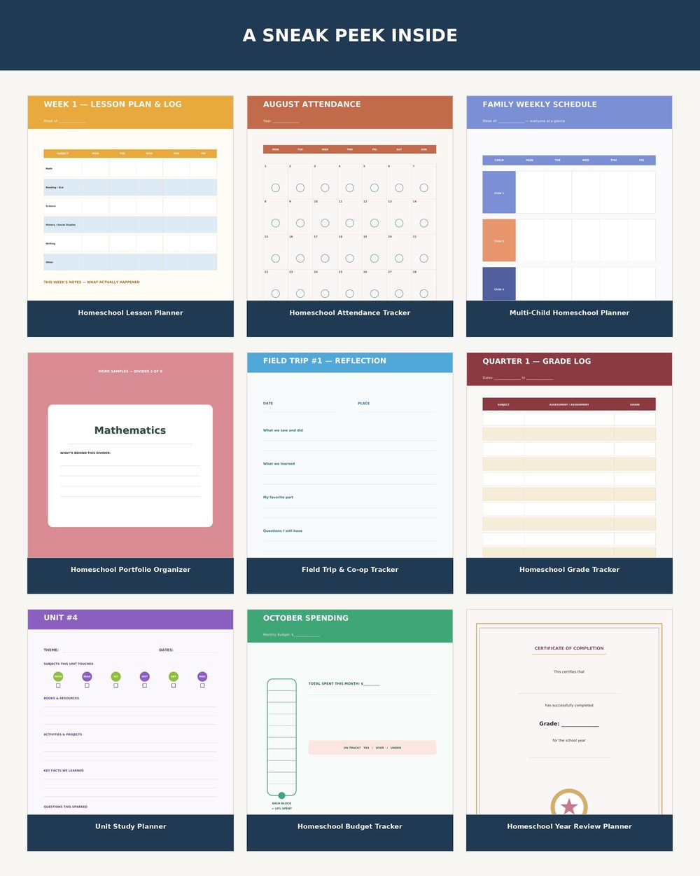 9-in-1 Homeschool Bundle photo 6