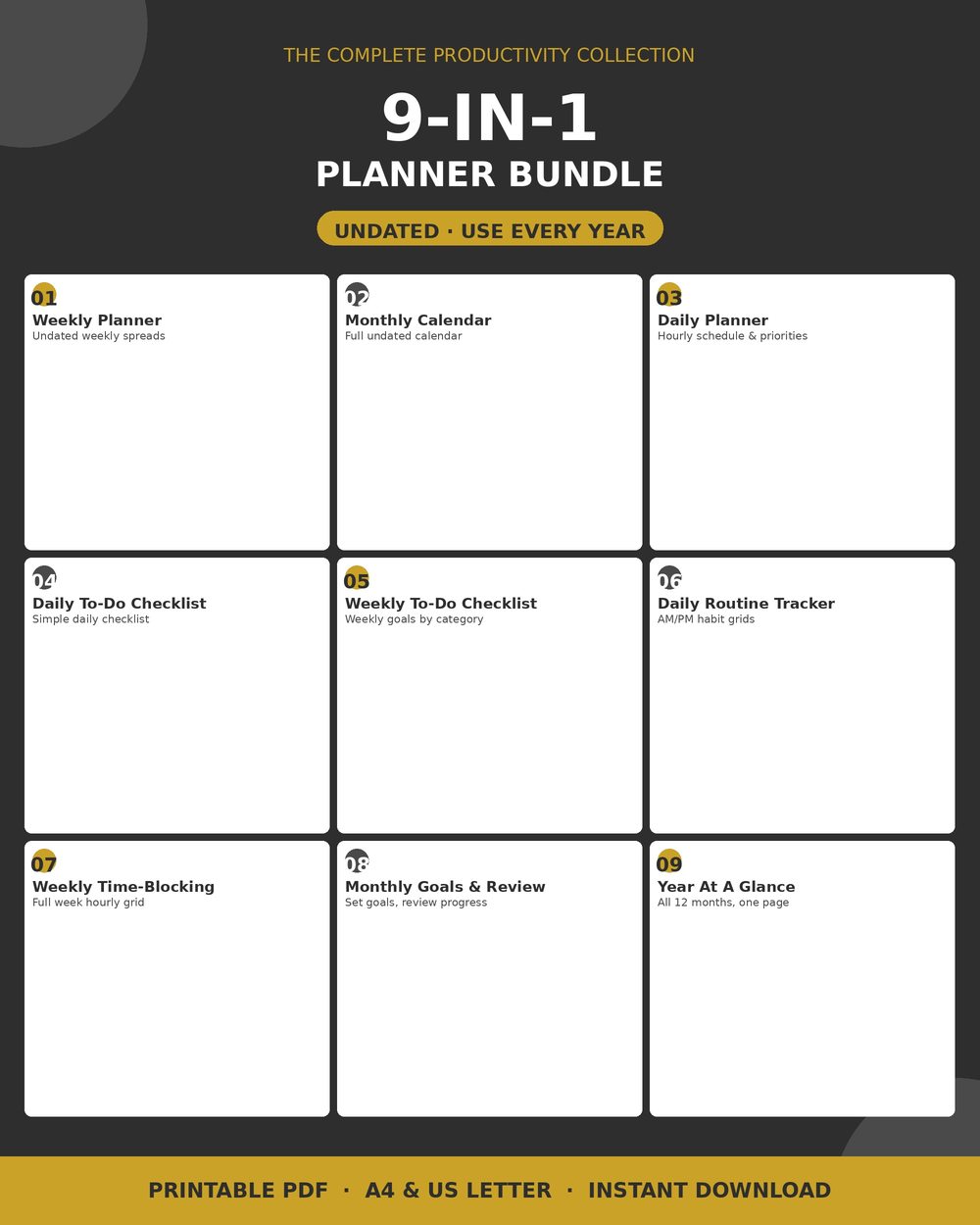 9-in-1 Planner Bundle photo 2