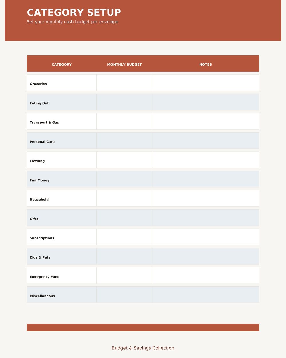 Cash Envelope Budget System photo 3