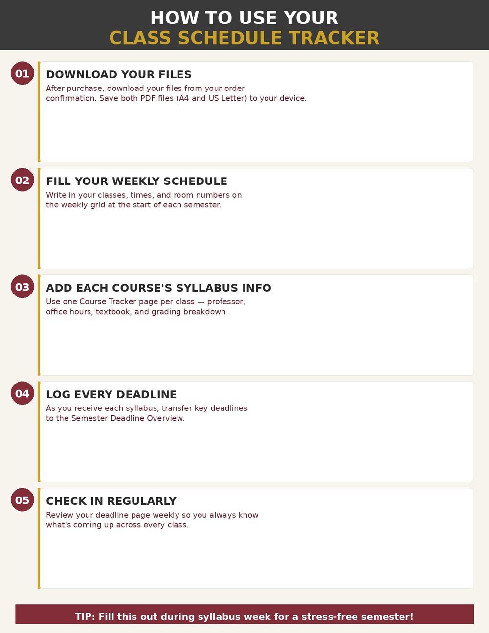 Class Schedule & Syllabus Tracker photo 7