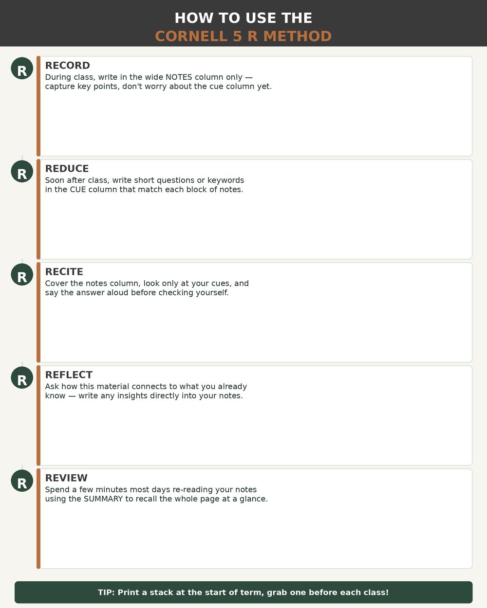 Cornell Notes Template photo 7