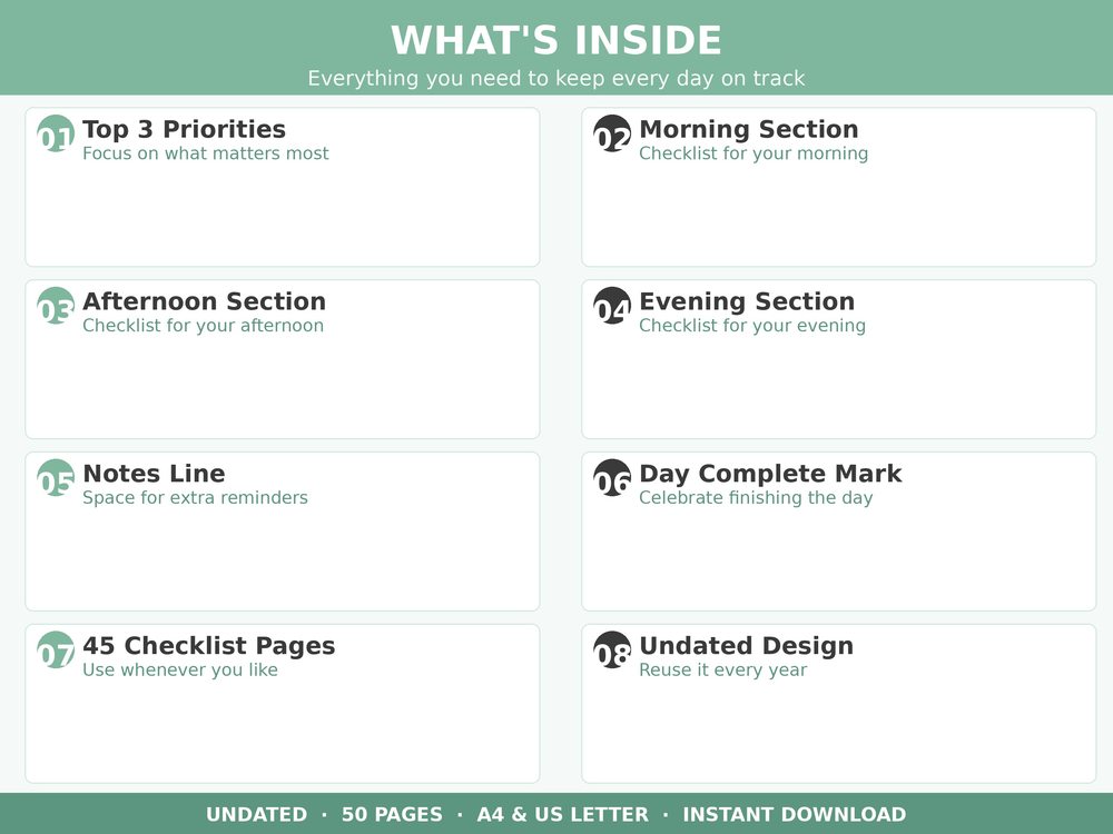 Daily To-Do Checklist photo 2
