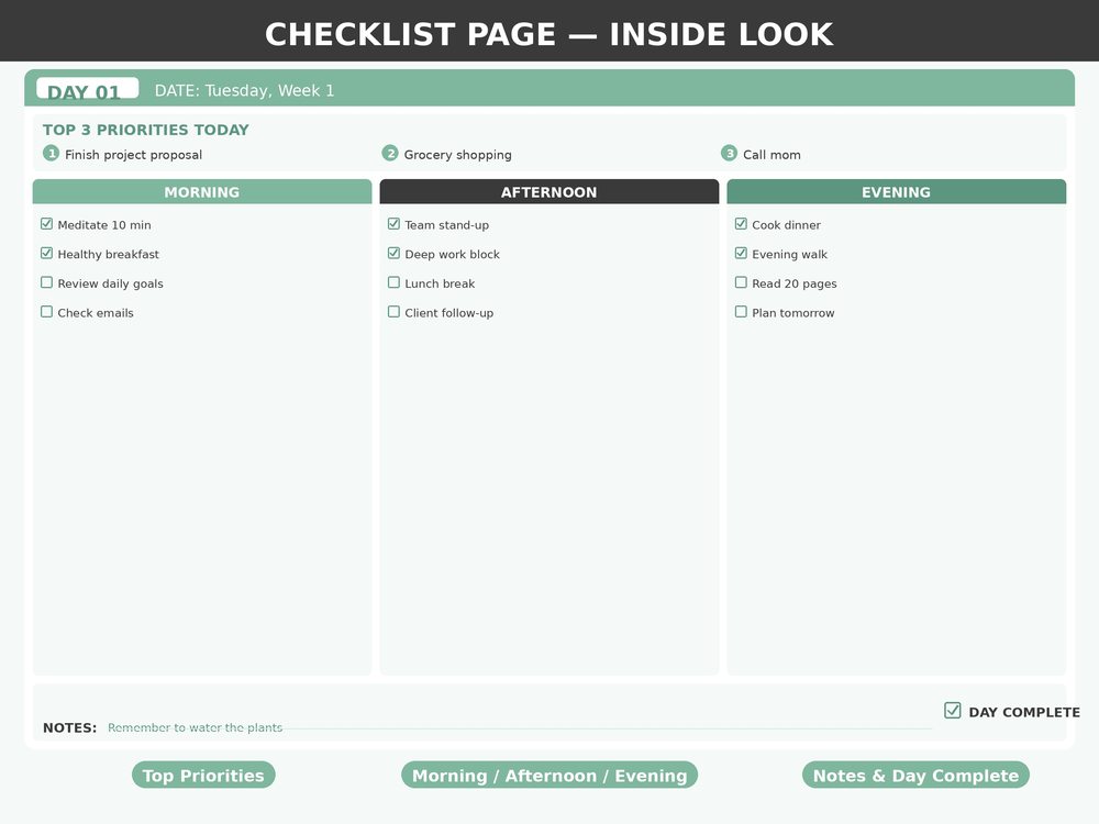 Daily To-Do Checklist photo 4