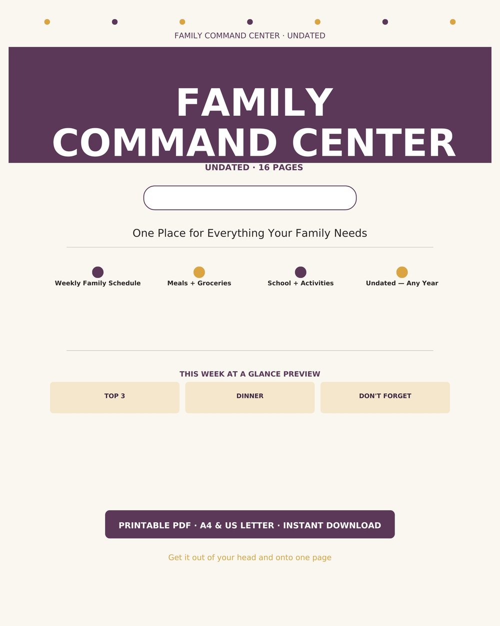 Family Command Center