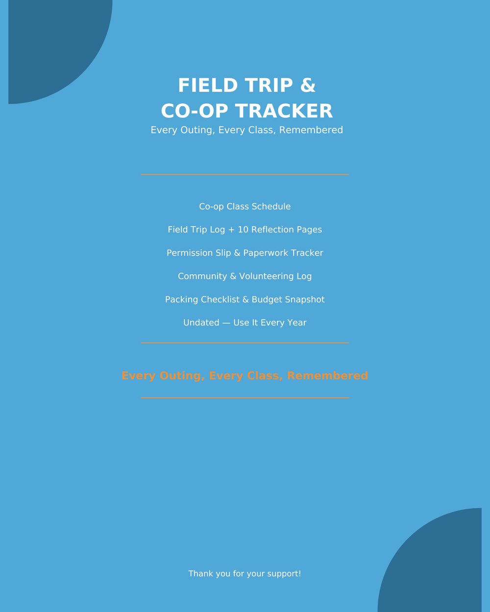 Field Trip & Co-op Tracker photo 7