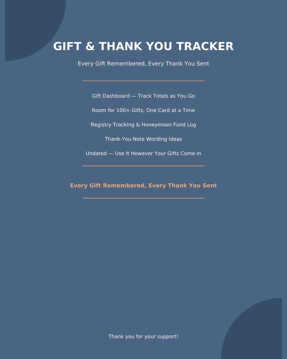 Gift & Thank You Tracker photo 8