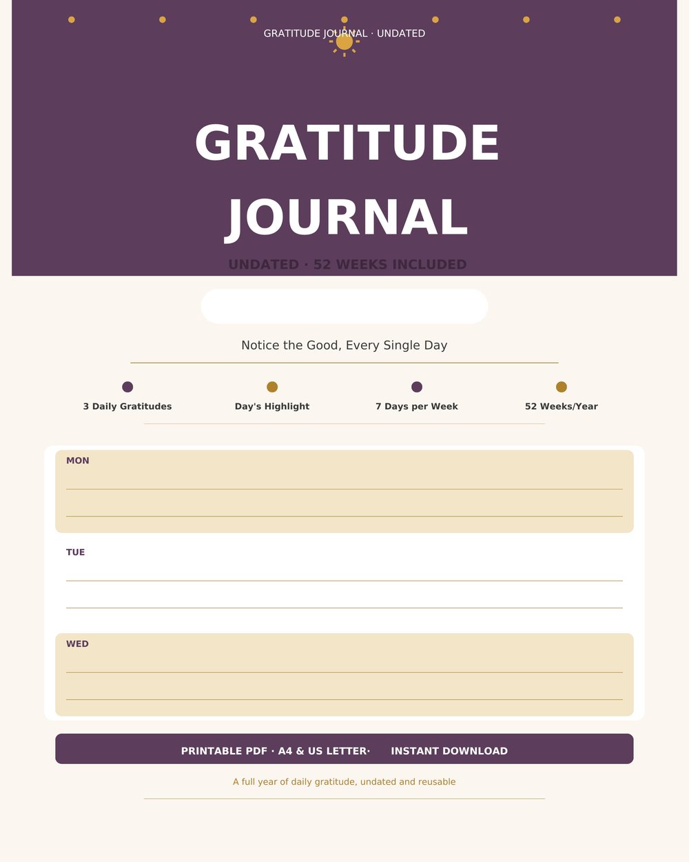 Gratitude Journal