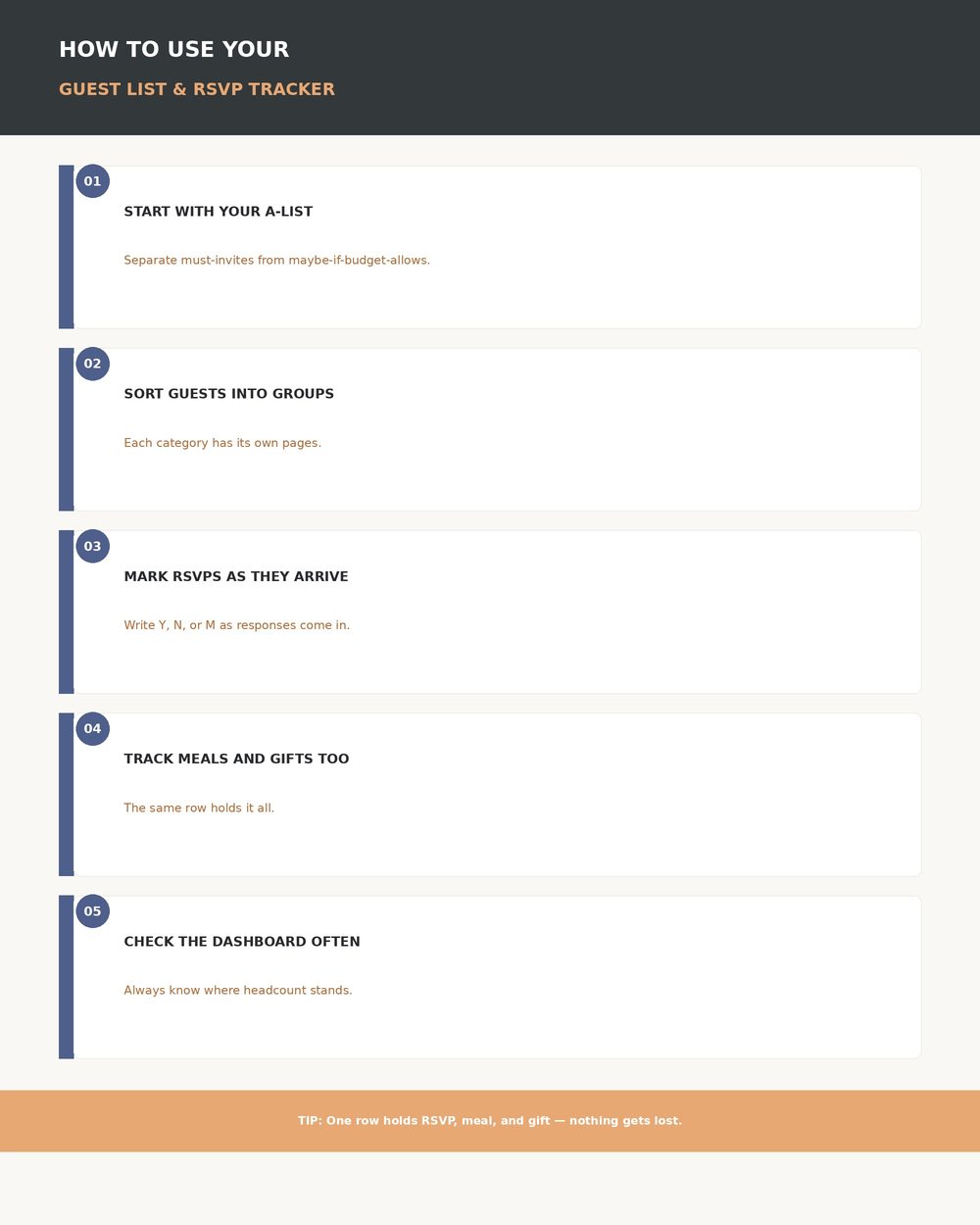 Guest List & RSVP Tracker photo 11