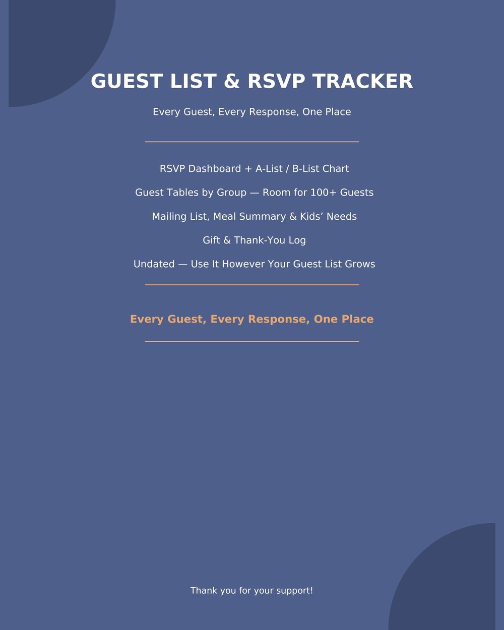 Guest List & RSVP Tracker photo 9