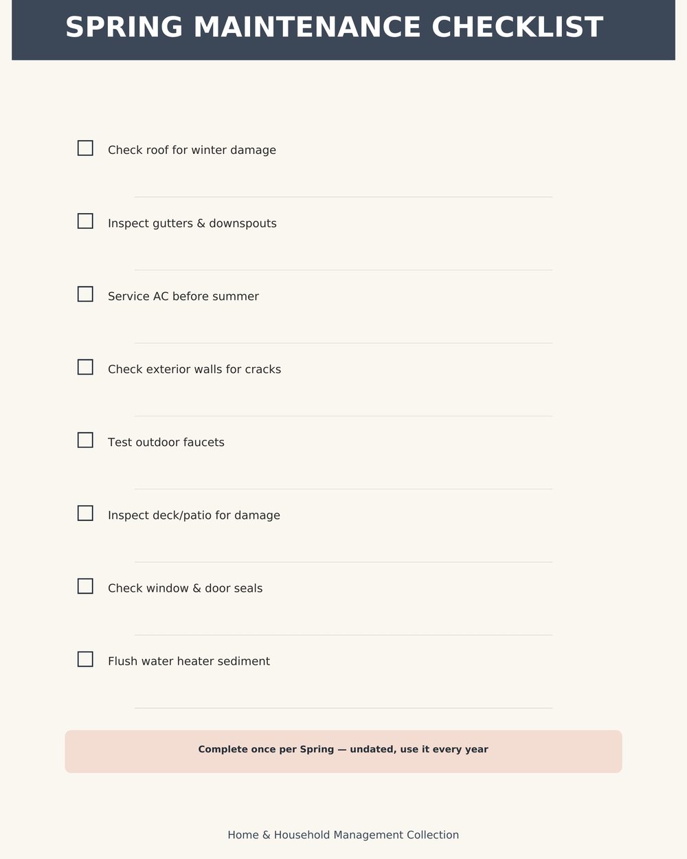 Home Maintenance & Repair Log photo 3