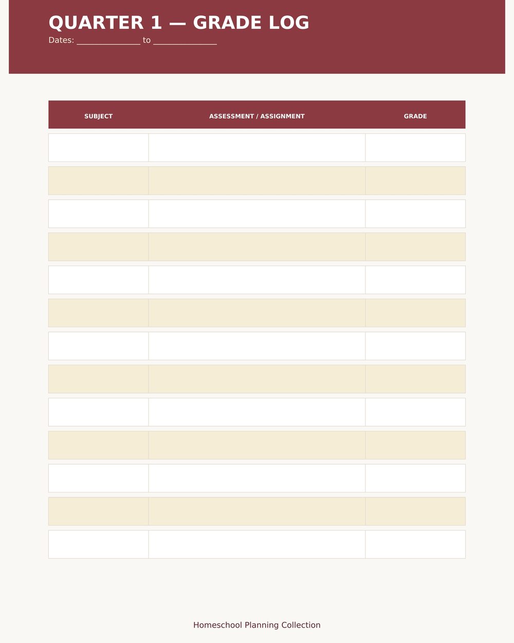 Homeschool Grade Tracker photo 3