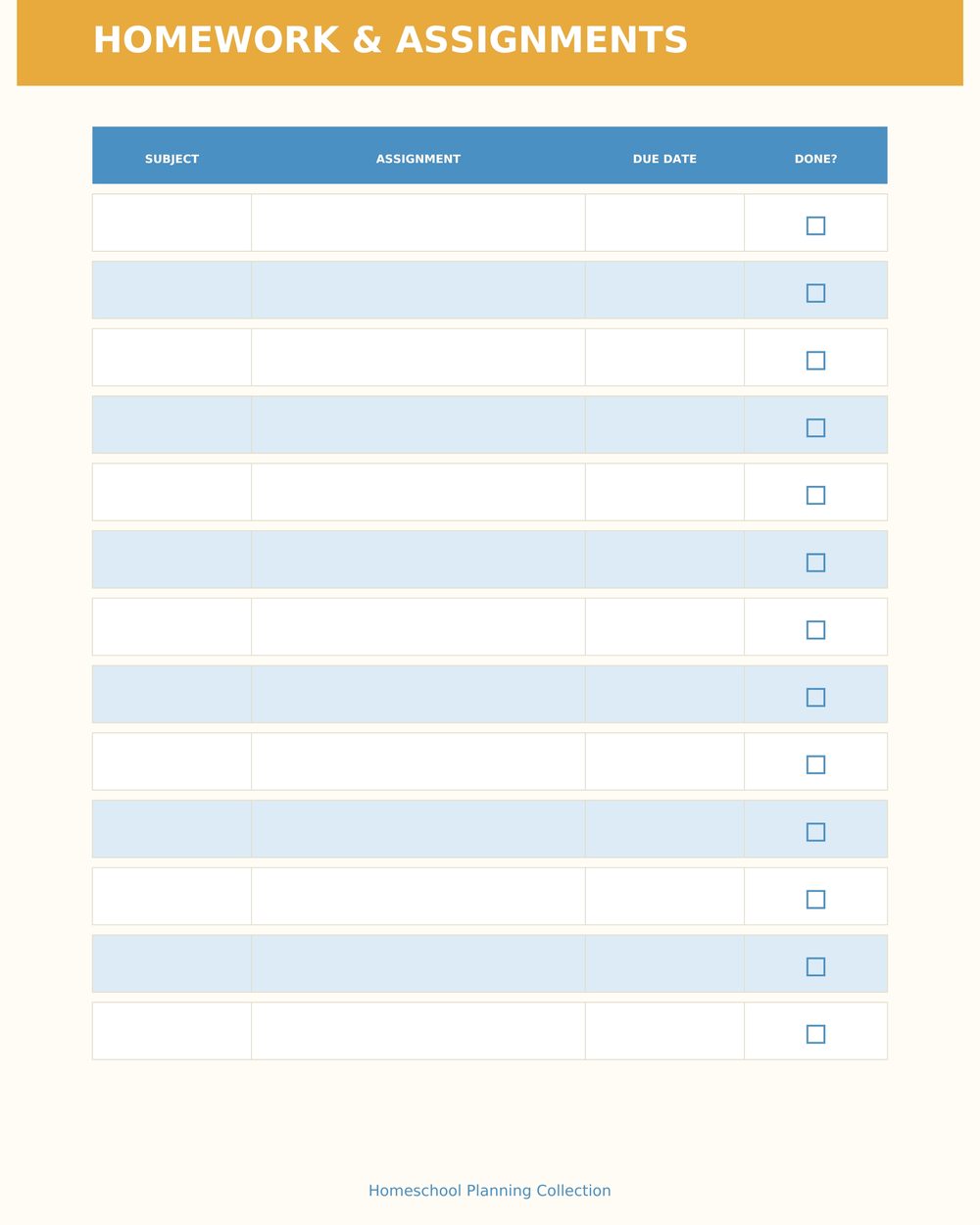 Homeschool Lesson Planner photo 5