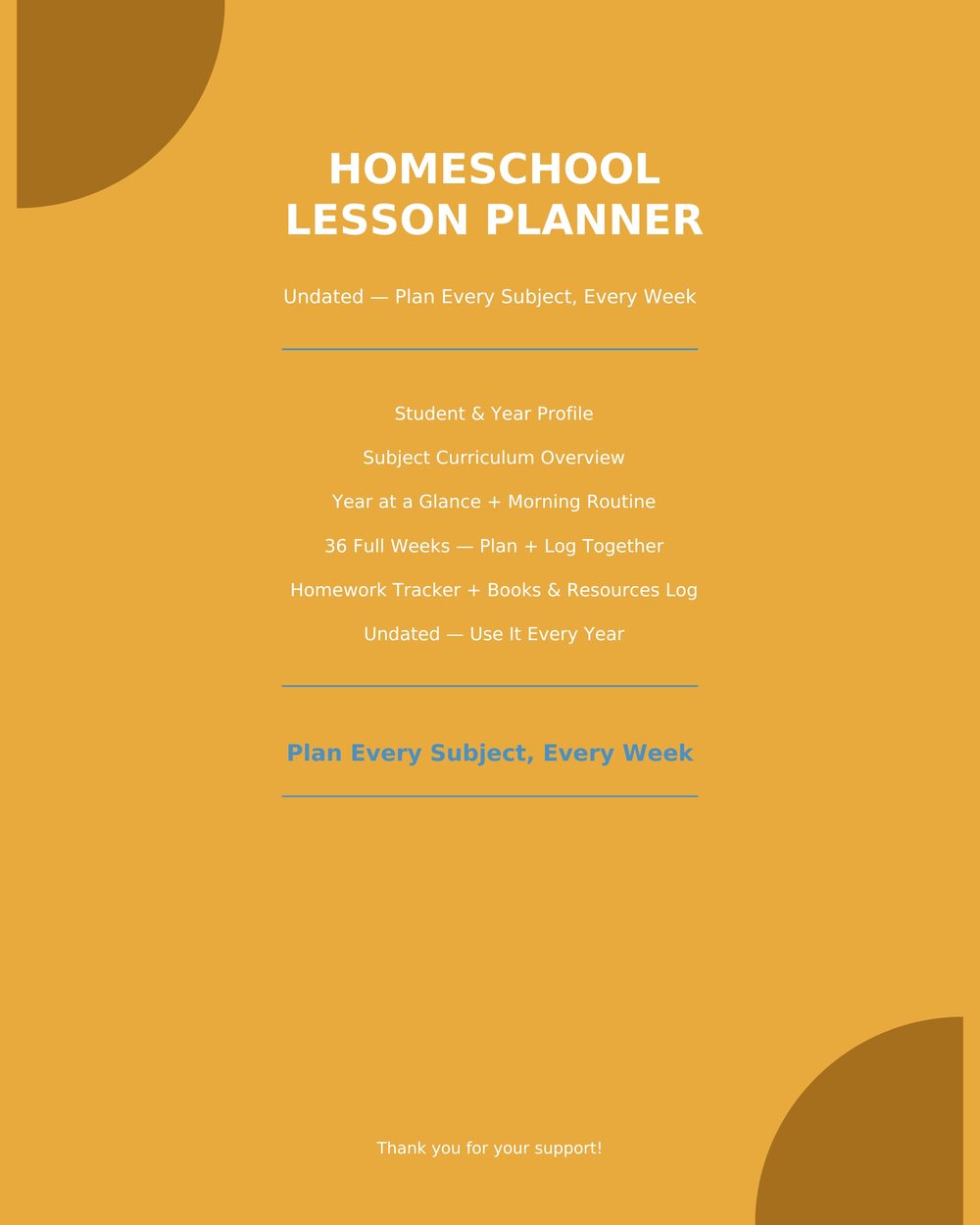 Homeschool Lesson Planner photo 7
