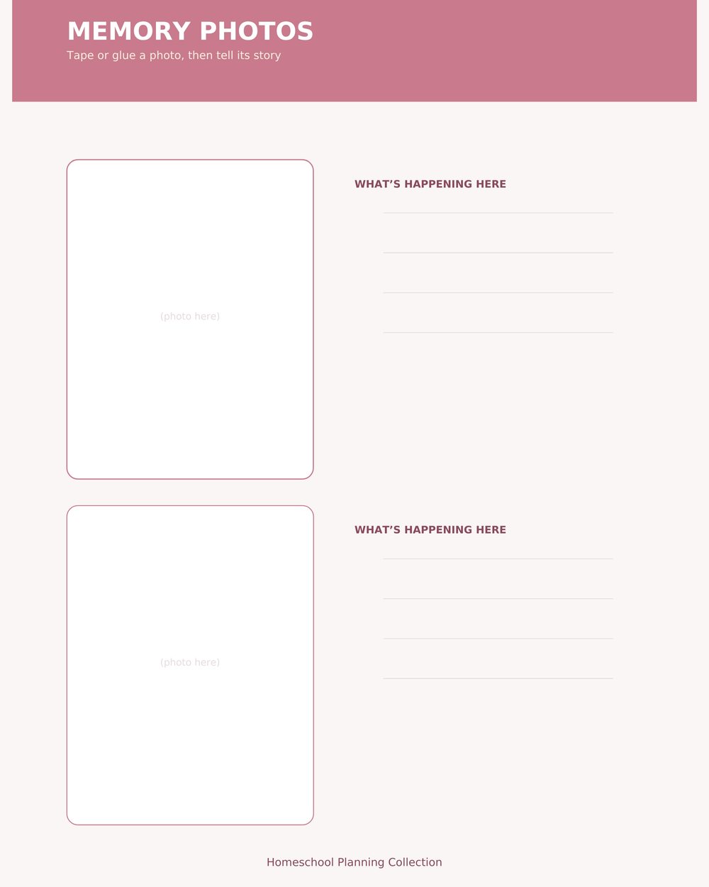 Homeschool Year Review Planner photo 4