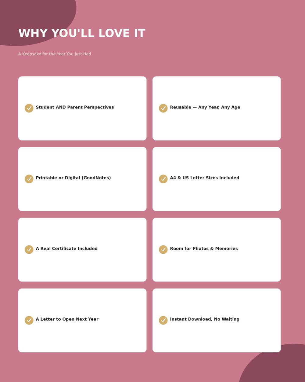 Homeschool Year Review Planner photo 8