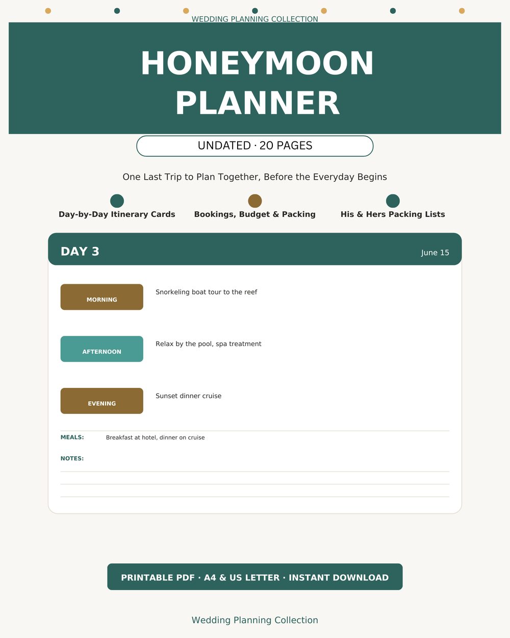 Honeymoon Planner