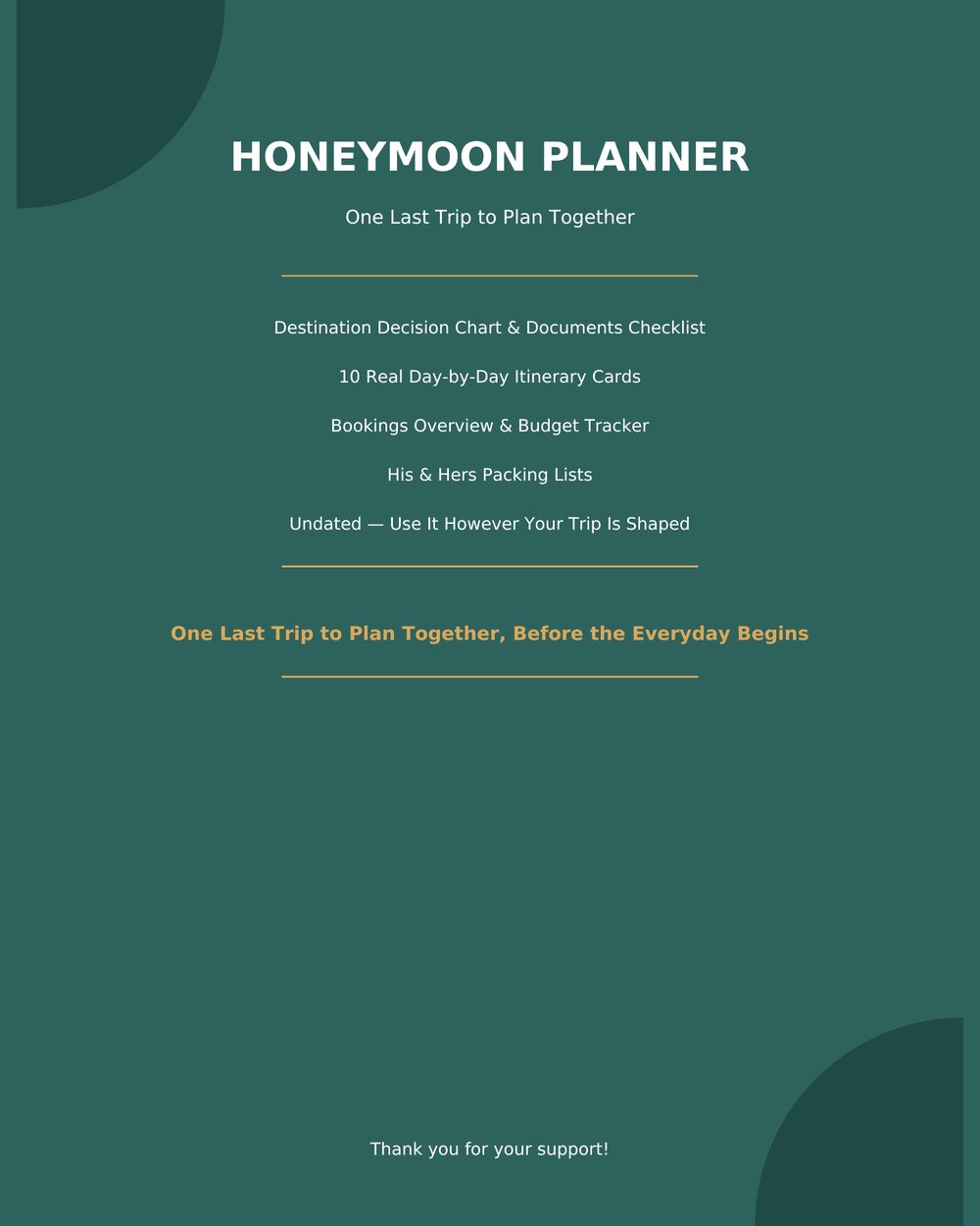 Honeymoon Planner photo 8