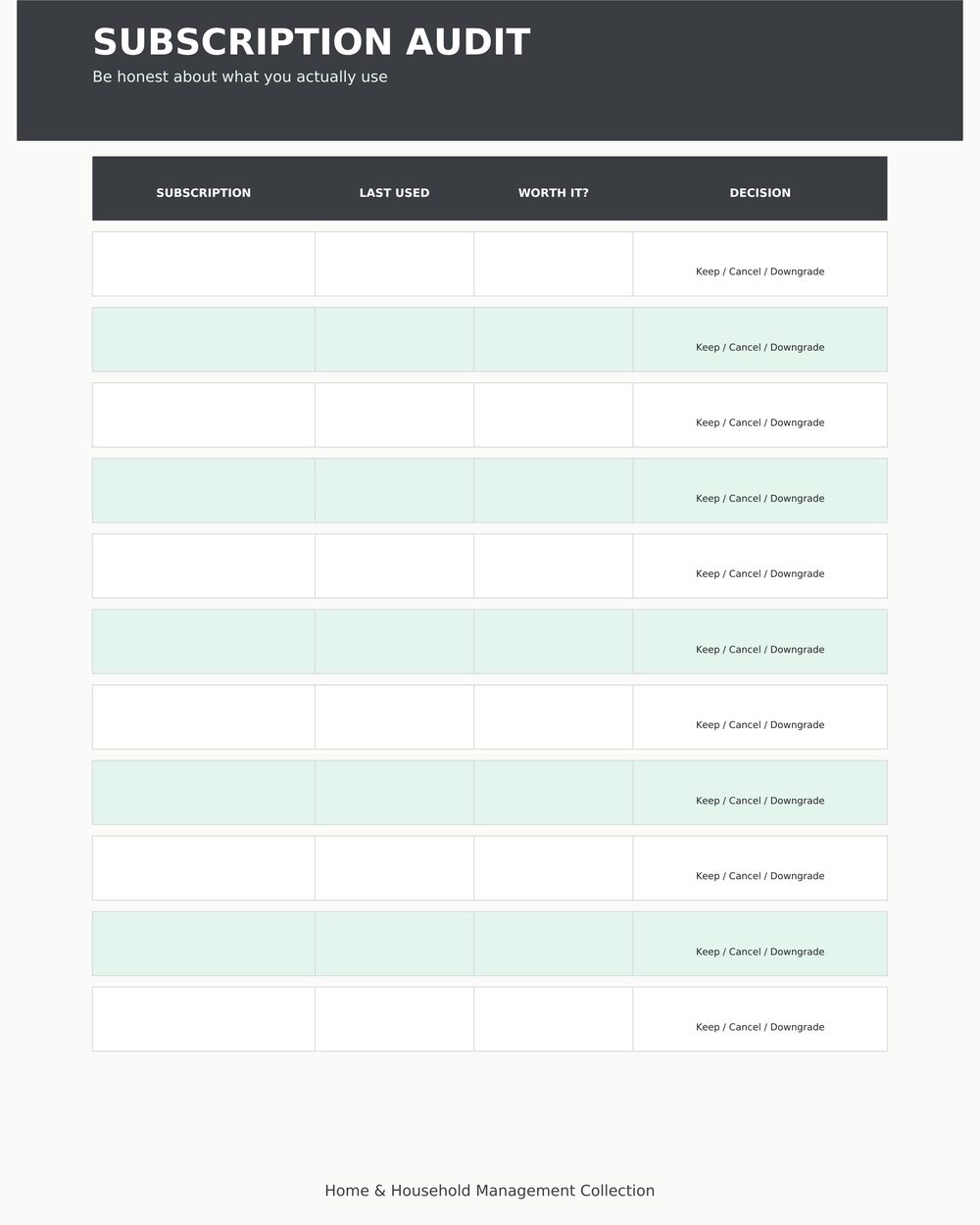 Household Bills & Subscriptions Tracker photo 6