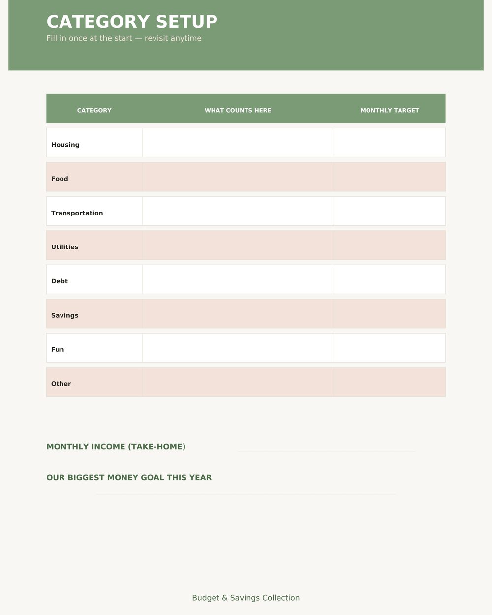 Monthly Budget Planner photo 3