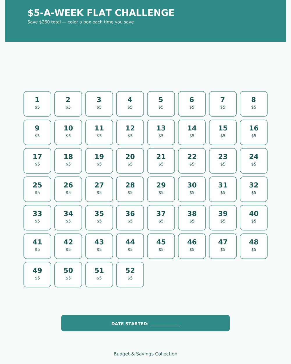 Savings Challenge Tracker photo 6