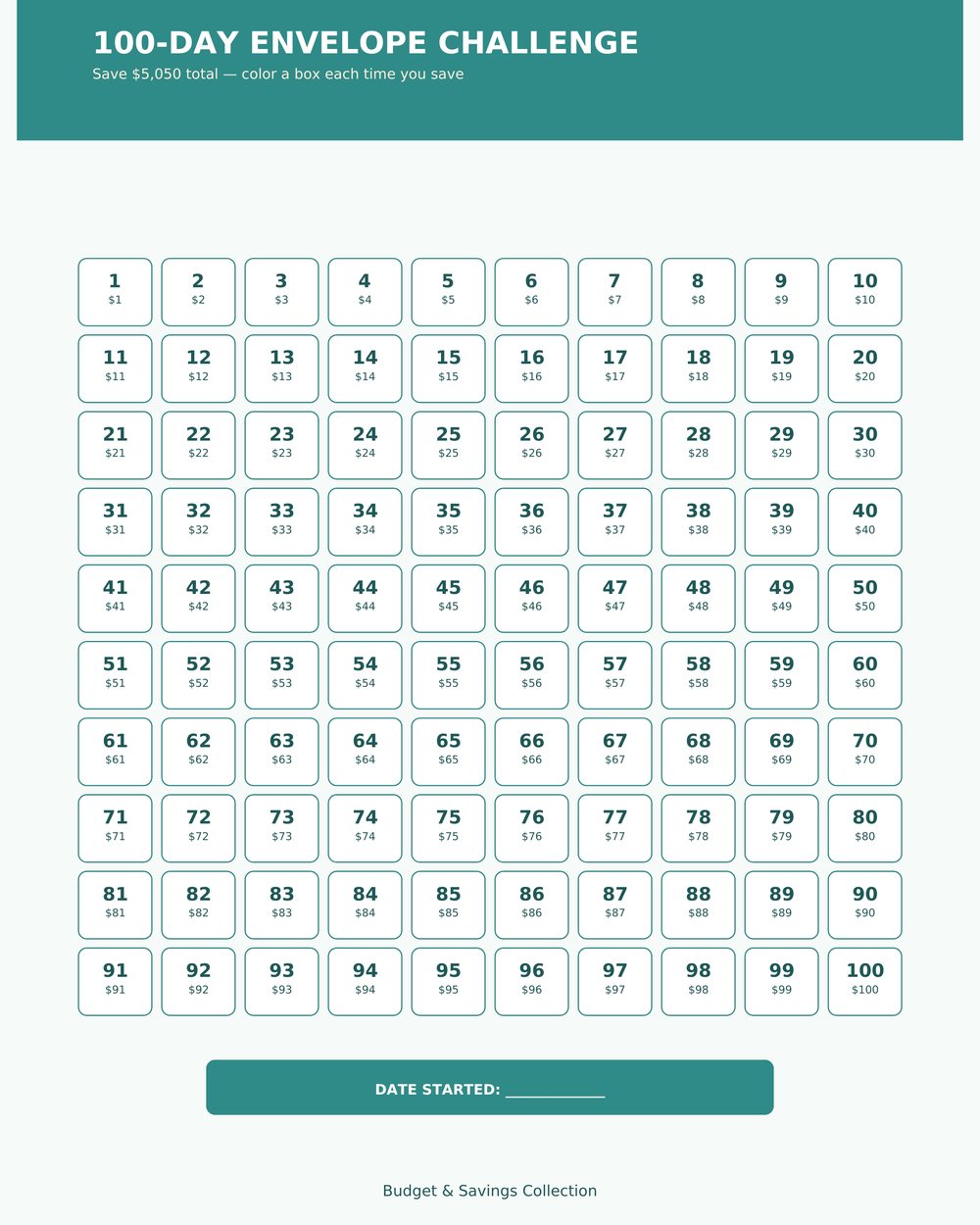 Savings Challenge Tracker photo 7