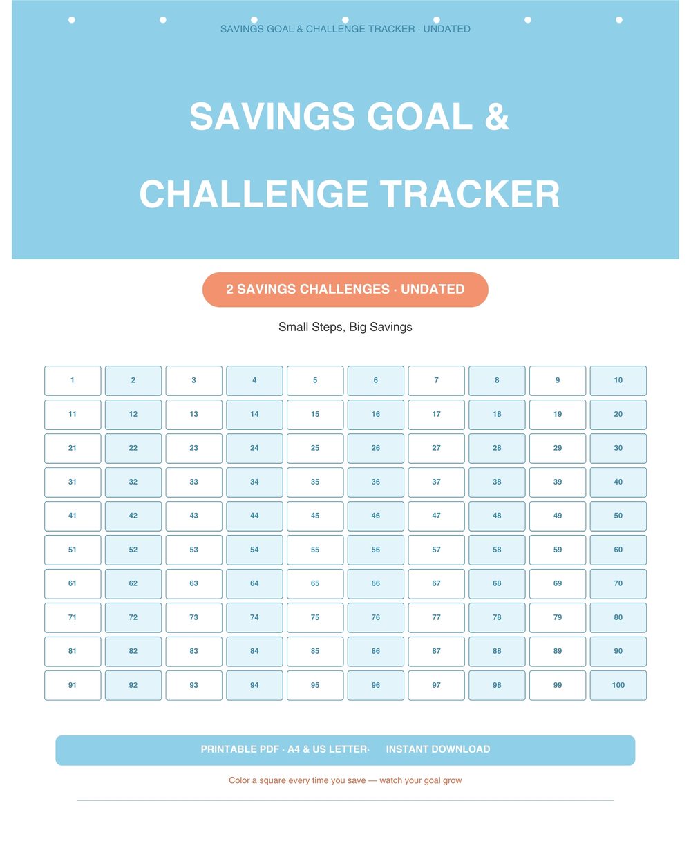 Savings Goal & Challenge Tracker