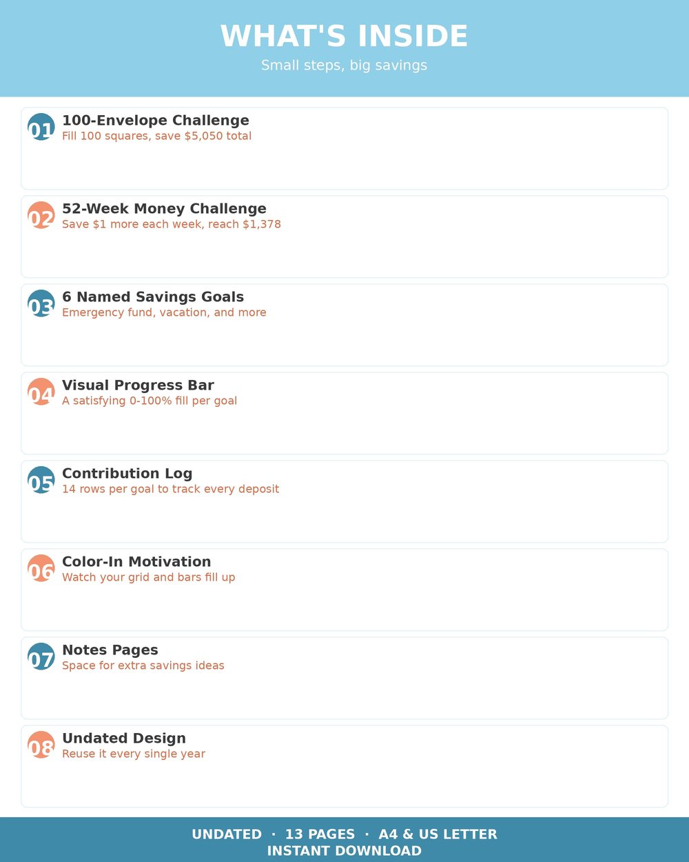 Savings Goal & Challenge Tracker photo 2