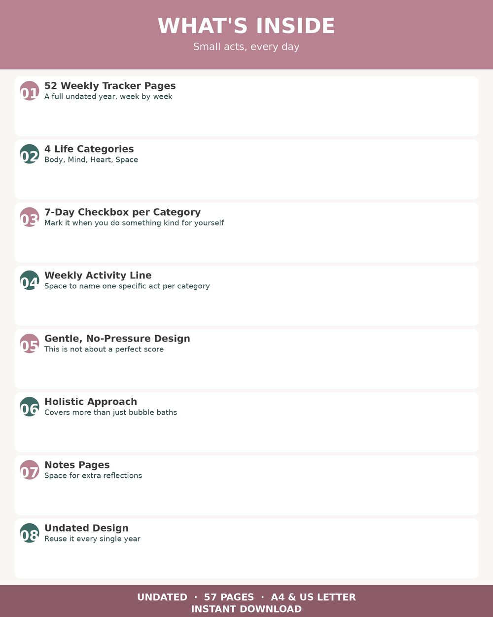 Self-Care Tracker photo 2