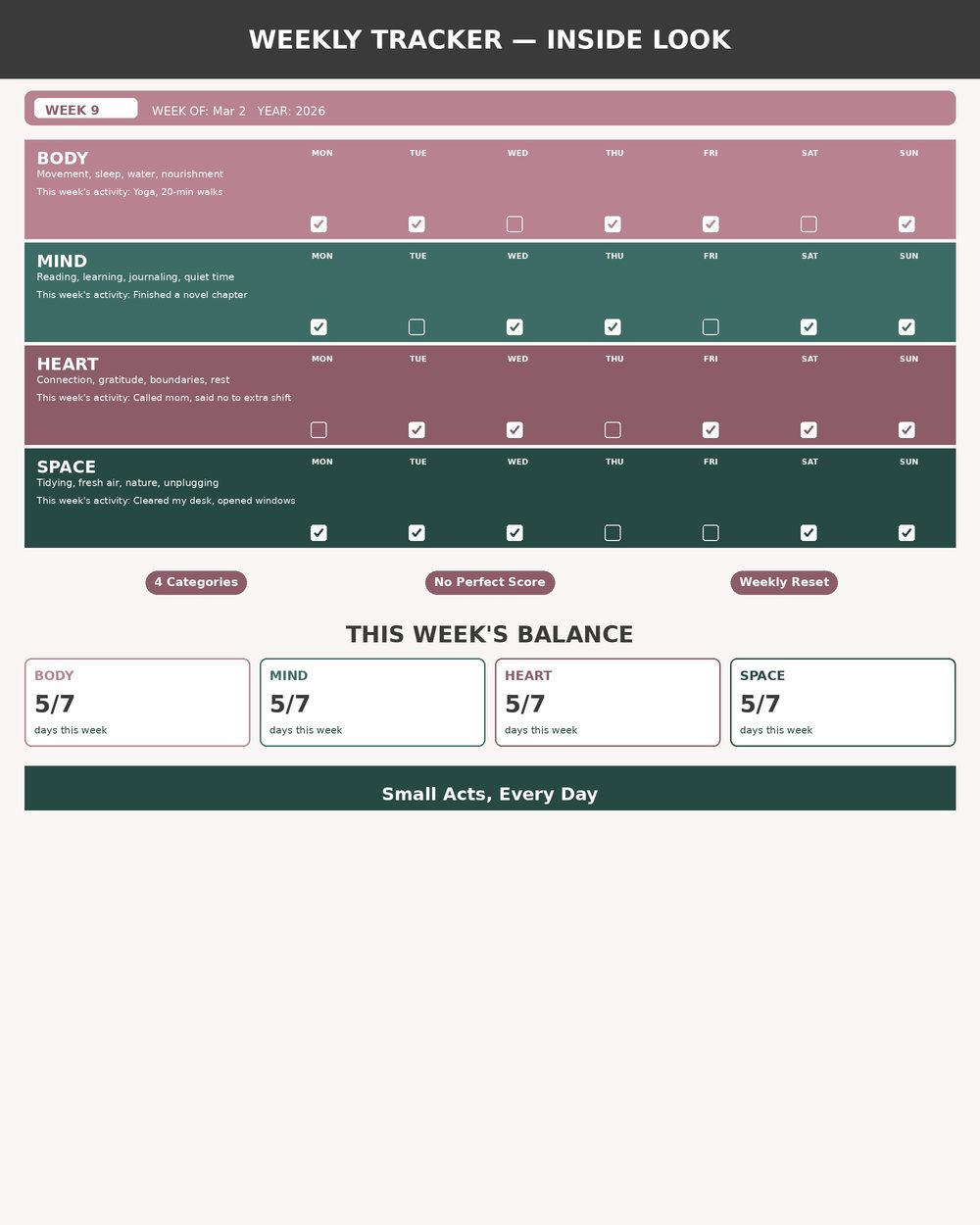 Self-Care Tracker photo 4