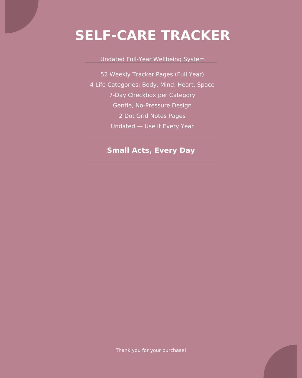 Self-Care Tracker photo 5