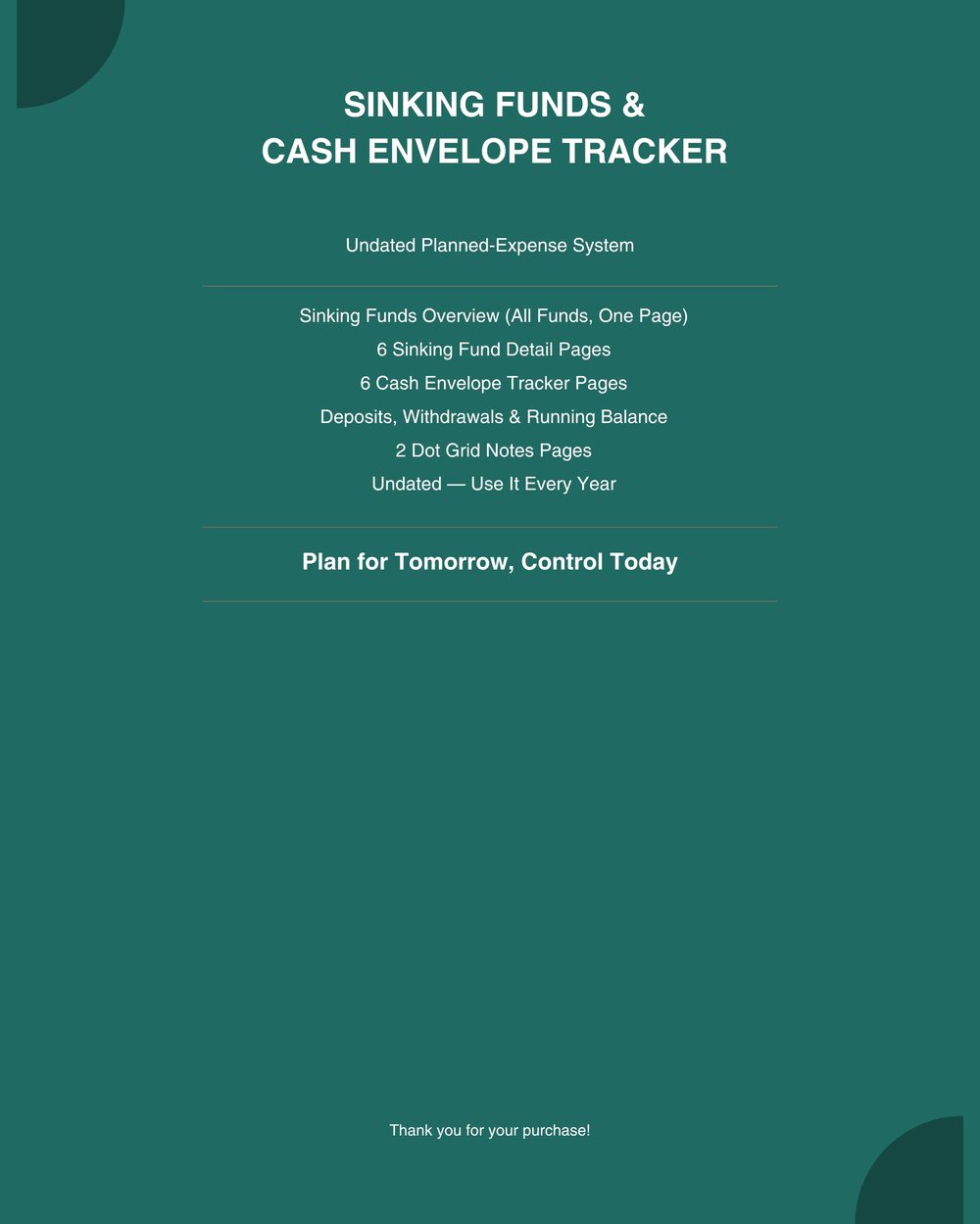 Sinking Funds & Cash Envelope Tracker photo 6