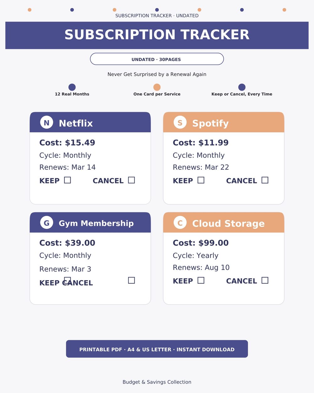Subscription Tracker