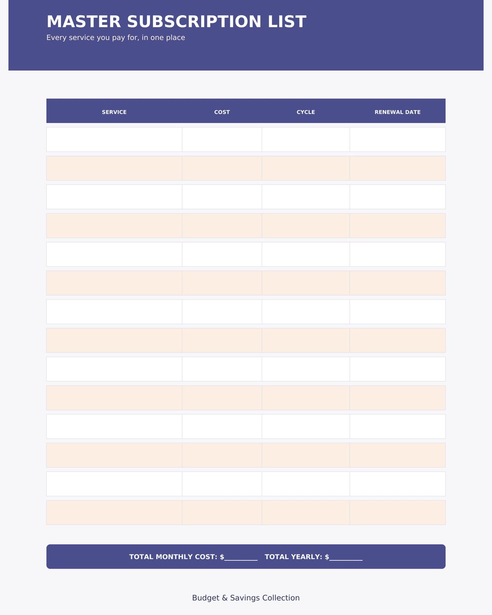 Subscription Tracker photo 3
