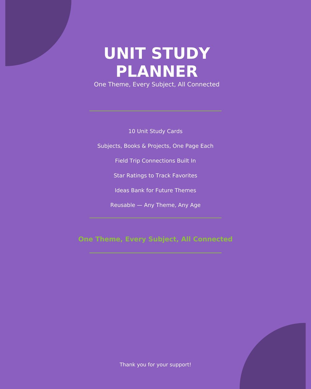 Unit Study Planner photo 6