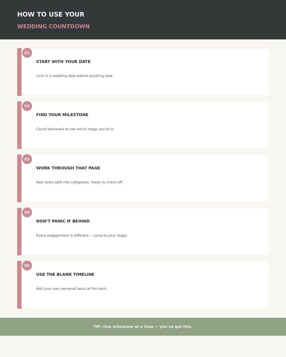 Wedding Countdown & Timeline Planner photo 11