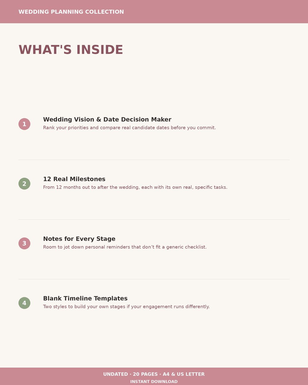 Wedding Countdown & Timeline Planner photo 2