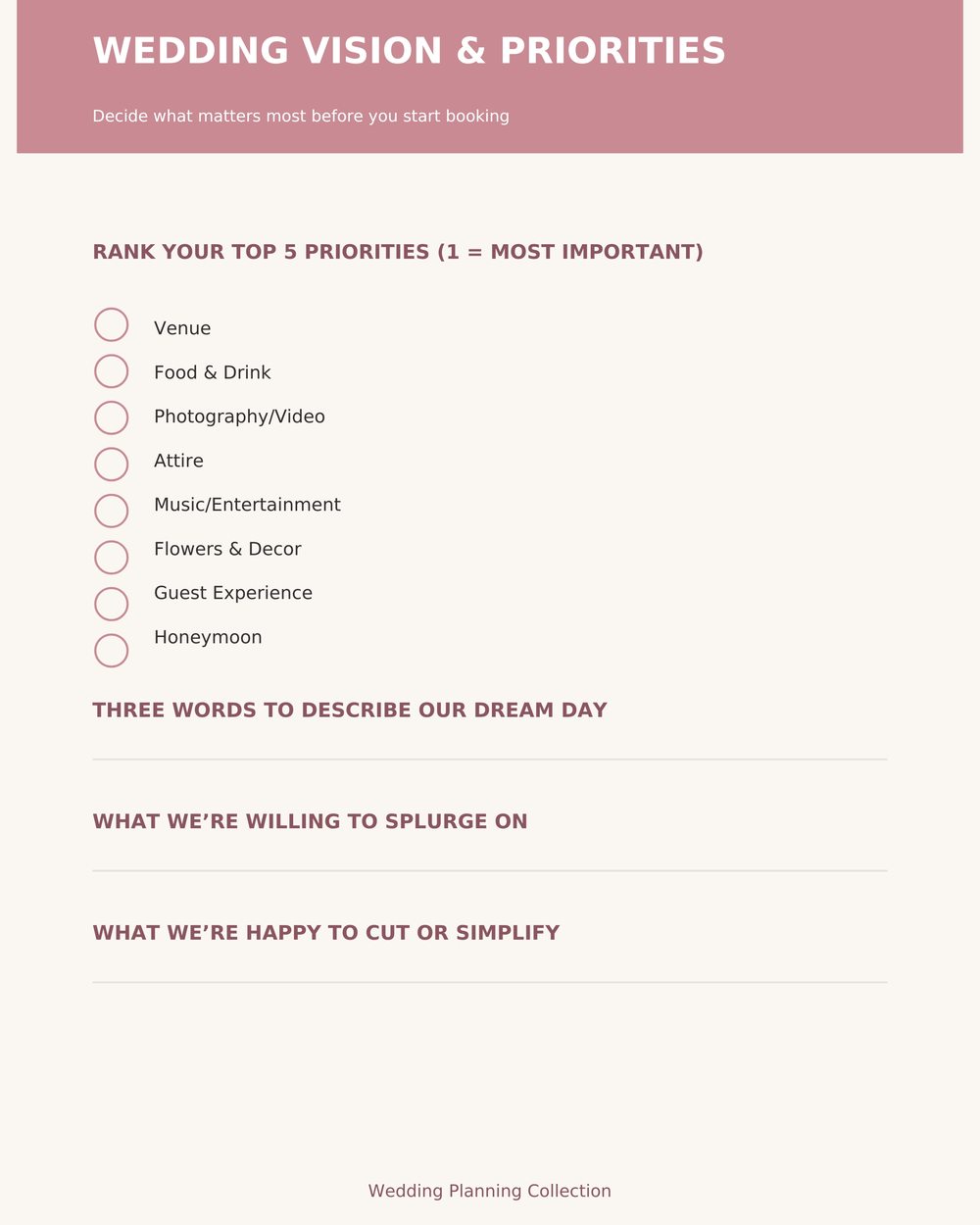 Wedding Countdown & Timeline Planner photo 3