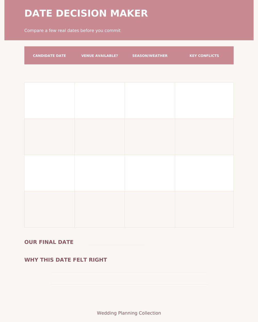 Wedding Countdown & Timeline Planner photo 4