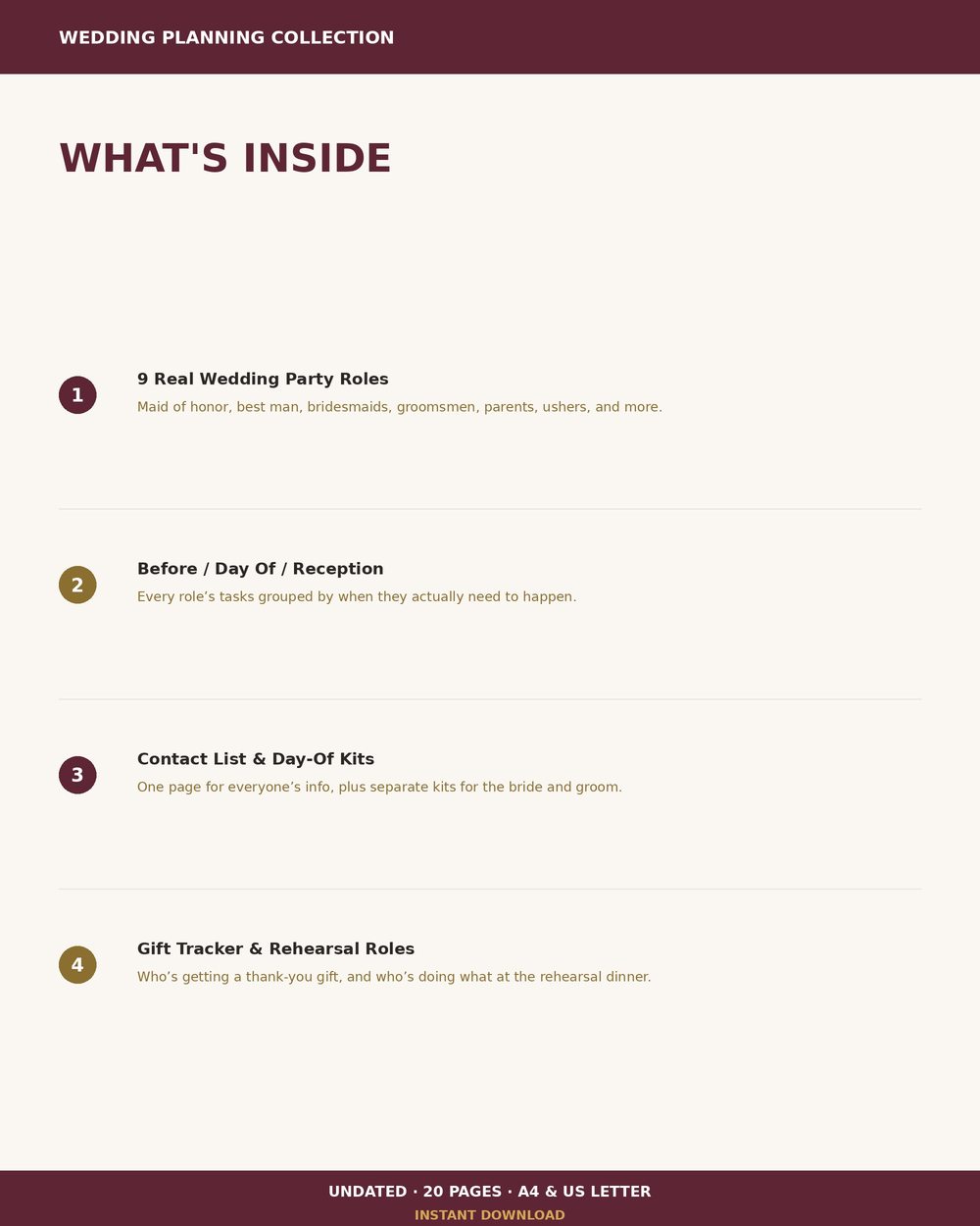 Wedding Party Task Tracker photo 2