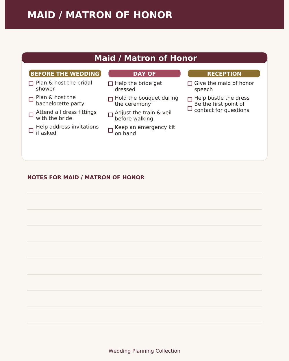 Wedding Party Task Tracker photo 4