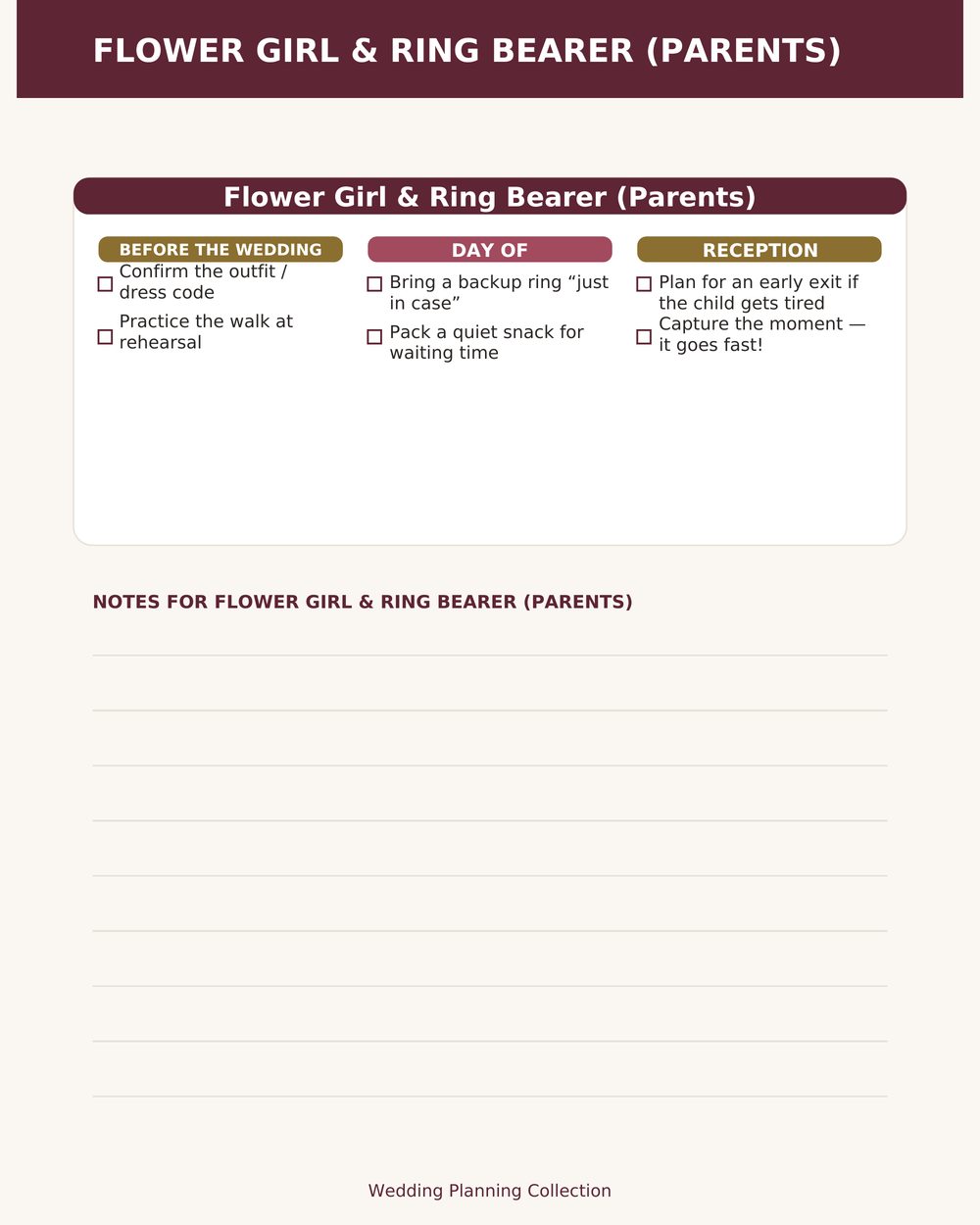 Wedding Party Task Tracker photo 5