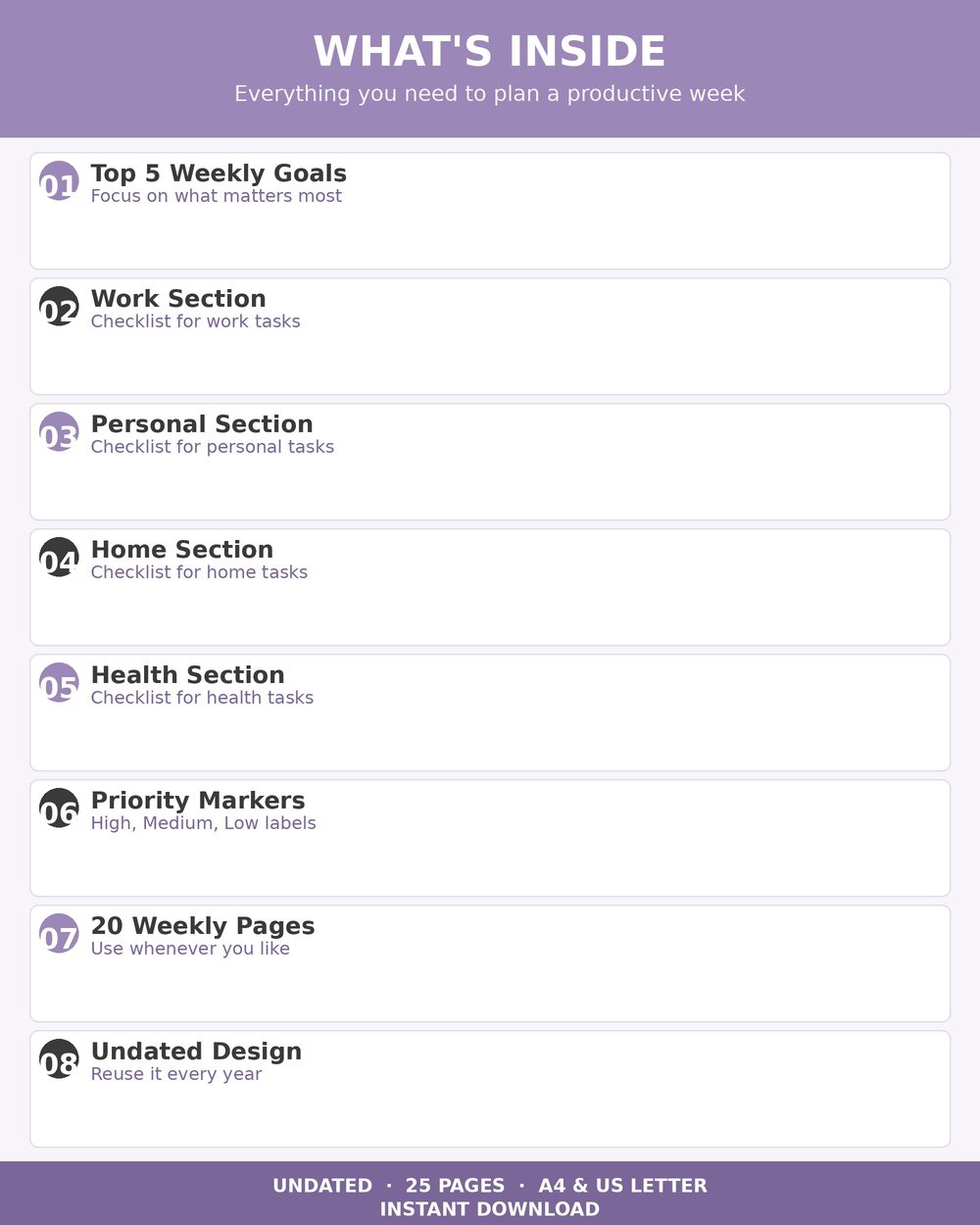 Weekly To-Do Checklist photo 2