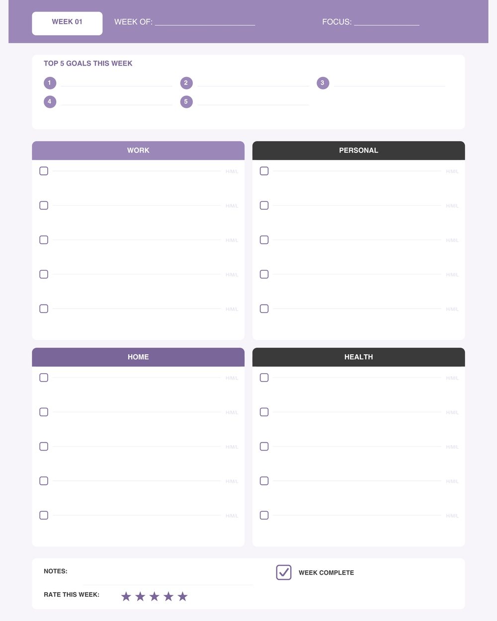 Weekly To-Do Checklist photo 3