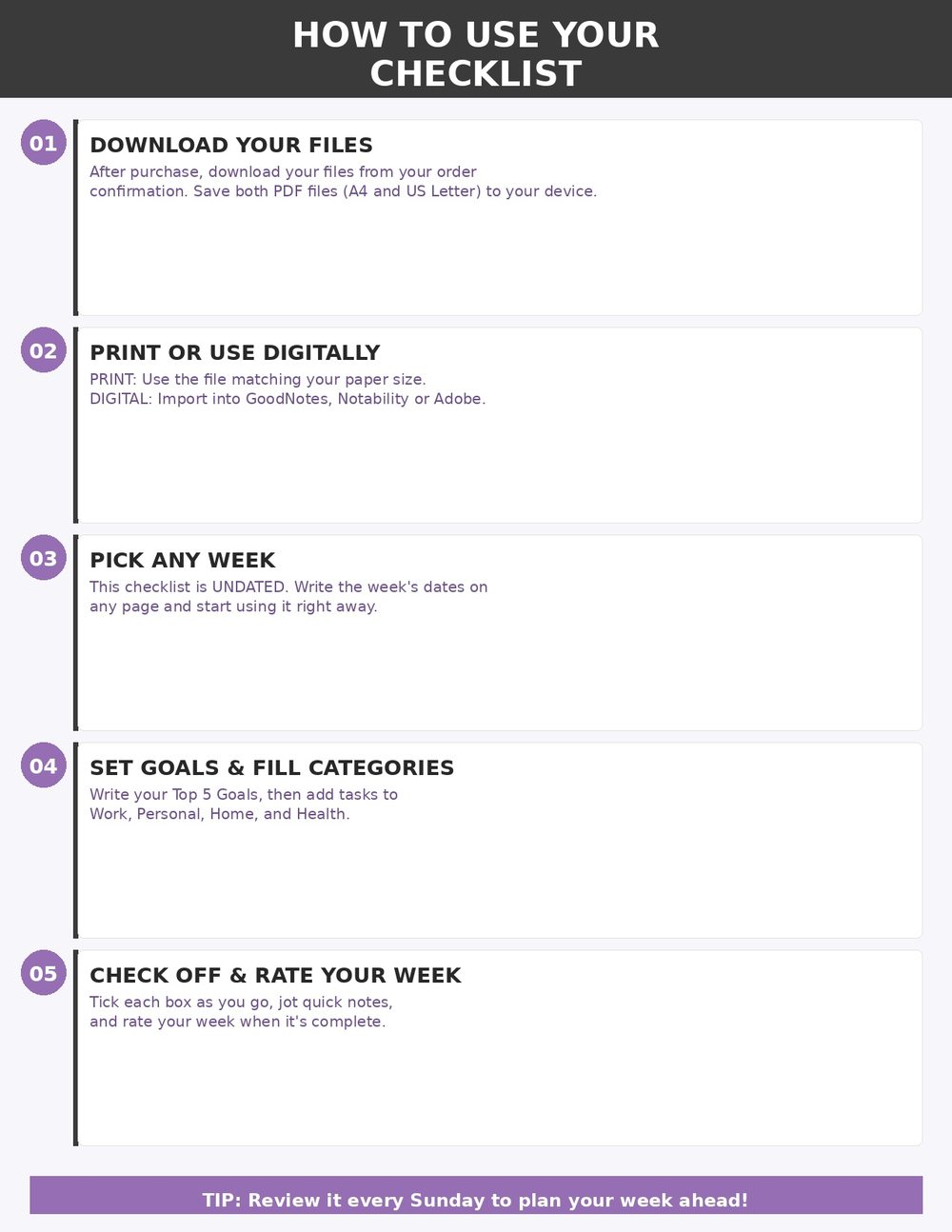 Weekly To-Do Checklist photo 7