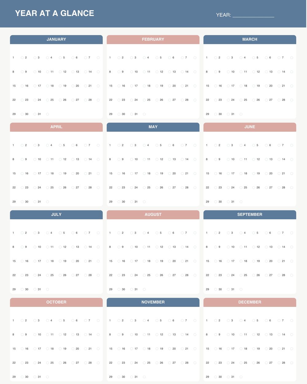 Year-at-a-Glance photo 3