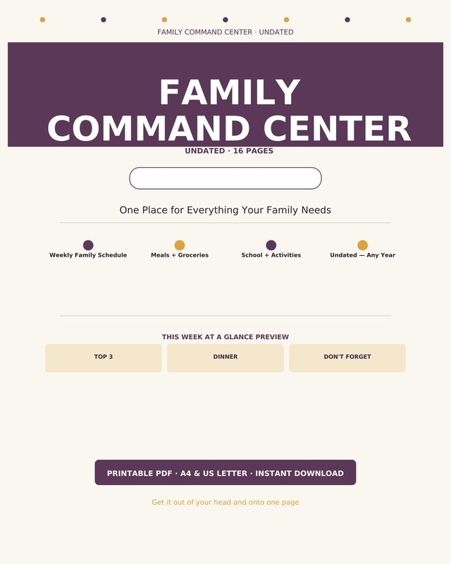 Family Command Center
