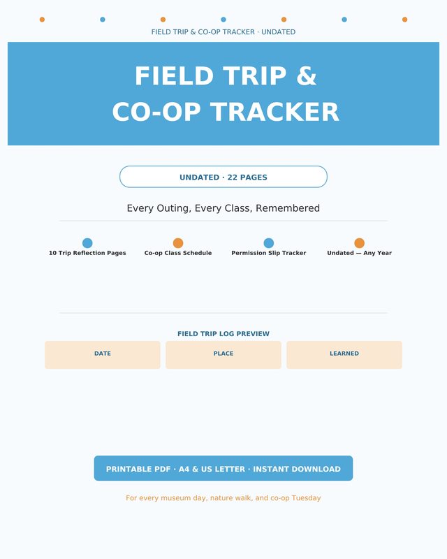 Field Trip & Co-op Tracker